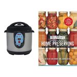 NESCO NPC-9 Smart Electric Pressure Cooker and Canner, 9.5 Quart, Stainless Steel & Bernardin Complete Book of Home Preserving: 400 Delicious and Creative Recipes for Today