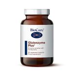 BioCare Glutenzyme Plus | Enzyme Complex with Live Bacteria | Food Supplement Suitable for Vegetarians and Vegans - 30 Capsules