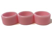 Pack of 3 Light Pink18mm Multi Coloured Vape Bands Protective Atomizer RBA RTA RDA Or Battery Fits Most Tanks Silicone FIT KANGER eGO