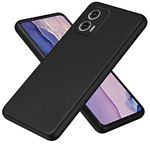 SPAZY CASE® Motorola Moto G34 5G / G45 5G Back Cover Soft Silicone Shockproof Slim Back Case Cover for Motorola Moto G34 5G / G45 5G - Black