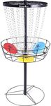 Gamesun Disc Golf Basket, Disc Golf Target with 3 disc, PDGA Standard Size Disc Golf Target with 24 Heavy Duty Chains