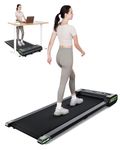AKLUER Walking Pad Treadmill Under Desk, Portable Treadmill with Remote Control, Desk Treadmill up to 3.8 MPH Speed, Jogging Walking Treadmill for Small Space Home Fitness