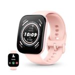 Amazfit Bip 5 Smart Watch, 46mm, Bluetooth Calling, Alexa Built-in, GPS Tracking, 10-day Long Battery Life, Health Fitness Tracker With Heart Rate, Blood Oxygen Monitoring - Pink