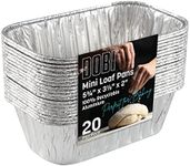 (20 Pack) Aluminum Pans Mini Loaf P