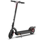 SHARP EM-KS2AEU-B E Scooter, Adult Electric Scooter, Foldable E-Scooter, Kick Scooter with Suspension & Stand, Digital Display, Dual Brake System, USB Phone Charger, LED Headlight & Rear Light - Black