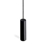 Bathroom Light Pull Cord String with Contemporary Jet Black Cord and Ergonomic Handle