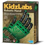 4M KidzLabs Robotic Hand, Build your own robotic hand with realistic gripping movements, grab your imagination, a Science Kit for Kids 8+