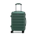 RMW Suitcase Large Medium Cabin Size | Hard Shell | Lightweight | 4 Dual Spinner Wheels | Trolley Luggage Suitcase | Hold Check in Luggage | TSA Combination Lock (Dark Green, Cabin 20")