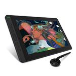 HUION New Kamvas 13 Graphics Tablet with Screen 13.3 Inch Come with Pen Tech 3.0 Battery-Free Pen First Pen Display that Supports Android Devices - Ideal for Remote Learning & Work(Violet Purple)