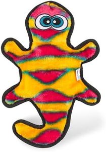 Outward Hound Invincibles Orange Gecko Plush Dog Toy, Medium