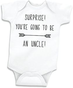 Suprise Pregnancy Announcement Uncle Newborn Bodysuit (3-6 Months)