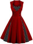 Axoe 1950s Dresses for Women with P