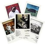Kendrick Album Cover Signed Limited Posters Print Rapper Music Posters Canvas Wall Art Room Aesthetic Set of 5 for Teen and Girls Dorm Decor 8x12 inch Unframed