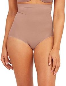 SPANXsculpt Seamless Power High-Waisted Brief - Lightweight All-Day Comfort - Core Control Shapewear - High-Waisted Underwear - Cafe Au Lait - 2X