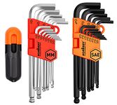 T Handle Metric Allen Wrench Set