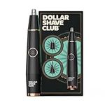 Dollar Shave Club | Style Detailer Precision Trimmer(™) | Trimmer for Nose, Ears, Brows and Sideburns | Includes Rotary Head & Detailer Head | Waterproof, USB-C Rechargeable | Nose Hair Grooming Tool