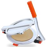 ElectroSky Stainless Steel Puri Maker Press Machine for Home and Kitchen for Making papad khakhra poori and Many More Manual Hand Press with Handle