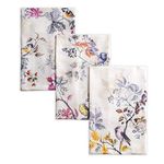 Maison d' Hermine Equinoxe Beige 100% Cotton Set of 3 Multi-Purpose Kitchen Towel Soft Dish Towels (50 cm x 70 cm)