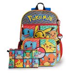 Pokemon Pikachu Characters 5 Piece Kids 16" Backpack Set