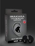 Custom Molded Earplugs, Soundproof earplugs Comfortable Hearing Protection for Shooting, Travel, Swimming, Sleeping,Work and Concerts (Green) (Black, Medium)