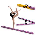 Fun!ture | Stars Geometric Print Folding Suede Gymnastics Balance Beam (Pink)