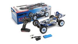 WLtoys 124017 124019 V2 75KM/H 2.4G RC Car Brushless 4WD Electric High Speed Off-Road Drift Remote Control Toys for Children 124017 1B 2200mAh