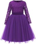 Flower Girl Dress Long Sleeves Lace