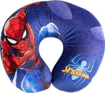 Marvel Spiderman Pillow Coussin pour Cou de Voyage en Tissu Spiderman Homme Superhéros Enfants