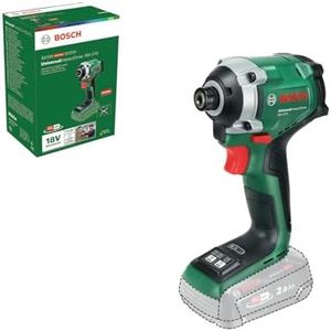 Bosch 18V System Cordless Impact Driver UniversalImpactDrive 18V-210 (Powerful Tightening; Max. Torque: 210 Nm; Hex Adapter; 18 V Bolt System; Without Battery)