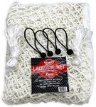 Velocity 7MM Heavy Duty White Lacrosse Net - Fits 6’x6’x7’ Goals - Weatherproof, UV Resistant 1000D High-Strength Polyester - Comes with 100+ Feet of Lacing Cord and 4 Quick Ties