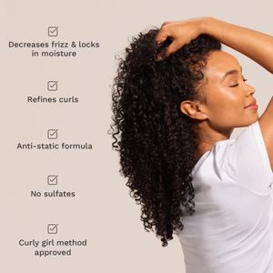 Hair Burst Wavy & Curly Shampoo and Conditioner Set – Sulfate-Free, Curl Enhancing, Frizz Control