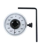 TOPWAY 1/2 Inch Drive Torque Angle Gauge Meter Wrench 0-360 Degree Measuring Tool for Auto Car Repair 423904