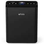 Afloia Air Purifiers for Bedroom - Air Purifiers for Home Large Room Up to 2000Ft², 3 in 1 Filter with Laser Air Quality Sensor for Pets Hair Dander Pollen Allergies Dust Mold Odor Smoke, Black