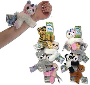Sbabam, BFF Best Friends Forever, Peluche da Usare come Braccialetti, Pupazzo per Bambini da Edicola, Puoi Trovare Animali come Unicorno, Scimmia, Koala, Bradipo, Pack 2 Pezzi, Giochi Regalo Bambino