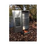 SMOKI Räuchertechnik, Insulated Smoki Smoker Oven with Viewing Window Made of Cr-Stainless Steel 120 x 39 x 33 cm