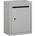 Salsbury Industries 2240AU Standard Surface Mounted Letter Box with USPS Access, Alumunim