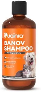 PUAINTA Dog & Cat Shampoo for Itchy Skin Relief, Hypoallergenic, Daily Use or Skin Conditions, 8oz