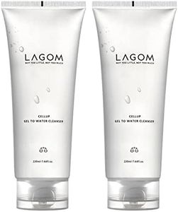 LAGOM Gel to Water Cleanser, Morning Facial Cleanser, Massage, Moisturizing, Moisturizing, Fresh Wash, 6.8 fl oz (220 ml) x 2 Piece Set, Genuine Japanese Product