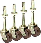 Rockler Hardwood Swivel Caster Wheels (Pack of 4)