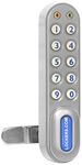 Salsbury Industries 11190SLV Electronic Lock Factory Installed on Solid Oak Executive Wood Locker Door, Silver