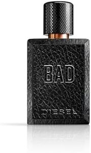 Diesel Bad Perfume For Men - Tobacco, Caviar Accord, Bergamot, Lavender, Cardamom, Violet Leaf, Woody Fragrance - Luxury Men’s Eau de Toilette - Cologne - EDT - Spray For Men - 1.7 Oz - 50 ml
