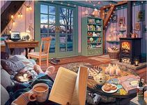 Ravensburger Cozy Retreat 500 Piece Large Format Jigsaw Puzzle for Adults - Every Piece is Unique, Softclick Technology Means Pieces Fit Together Perfectly, 27" x 20"