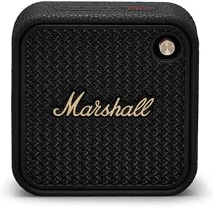 Marshall Willen II Portable Bluetooth Speaker, Black/Brass