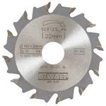 Dewalt DT1306-QZ 102 x 22 x 12mm Extreme Biscuit Jointer Blade Tooth