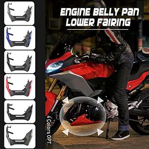 Lorababer Protectores inferiores de motocicleta Bellypan Protector de motor Spoiler Carenado Panel de marco de cuerpo Protector de chasis para B.M.W F900R F900XR F-900-R F-900XR 2020-2023(Negro)