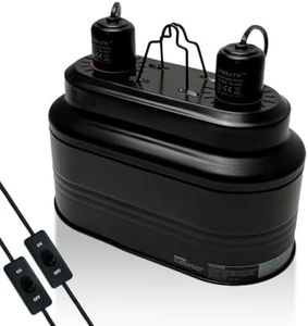 GVWRATW Reptile lamp, Maximum 160W Each Reptile hot lamp Comes with a Separate Switch, Suitable for Lizards, Turtles, Snakes, and Amphibians.
