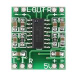 5pcs Super Small Power Amplifier Board 3W+3W Type D PAM8403 Digital Audio Amplifier Power Amp Module 2.5V-5.5V Dual Channel High Efficiency 90% USB Powered