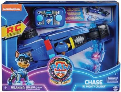 PATRULLA CANINA - LA SUPERPELÍCULA - Coche Radiocontrol con Figura de Chase Patrulla Canina - 6067088 - Juguetes Niños 3 Años +