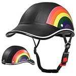 FROFILE Bike Helmets for Adults - (Medium, Rainbow) Urban Baseball Cap Style Bicycle Helmet for Men Women