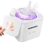 Ultrasonic Cleaner Machine,190ML Ultrasonic U-V Cleaner,Sonic Cleaning Machine for Jewelry,Ring,Toothbrush Head-Portable Cleaner-White